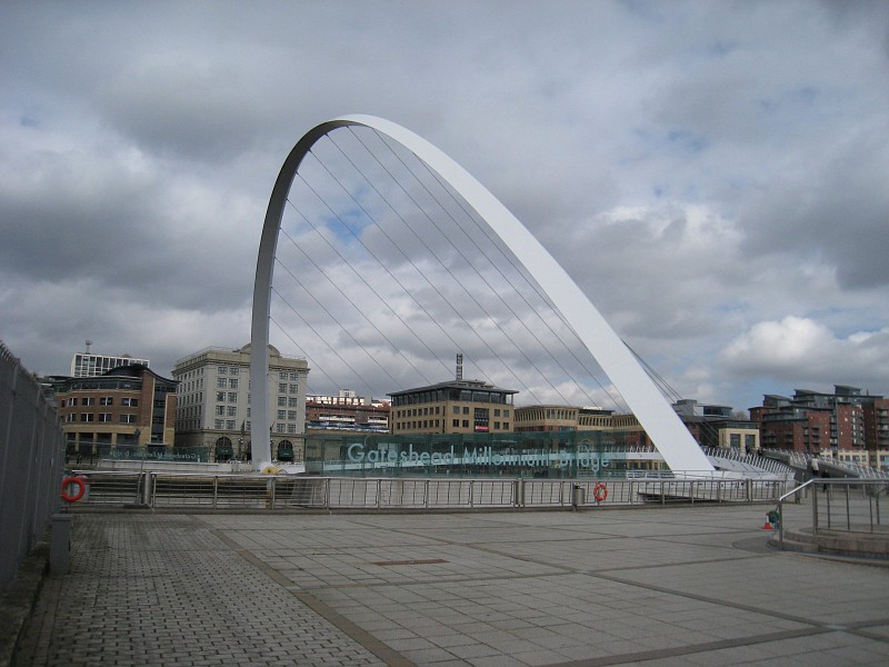 2011 UK England Newcastle  0395.jpg - A visit to Newcastle in the UK, April 2011. The first day was getting there, seeing downtown, shopping, "The Keep", the Grand Hotel, and the coast.